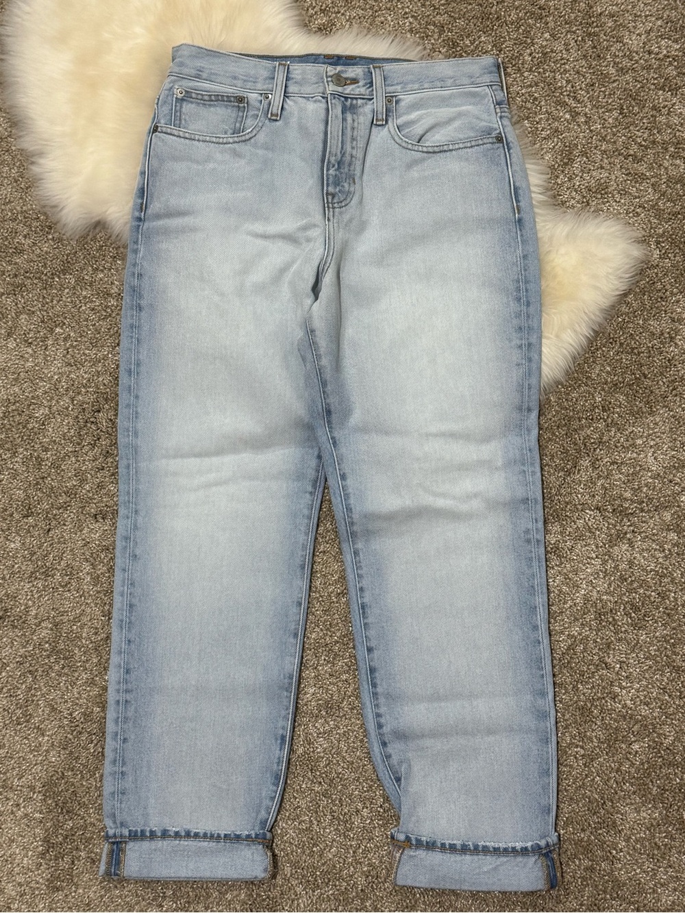 NWT J. Crew Women’s Light Blue Wash Slouchy Boyfriend Cropped Jeans Size 26